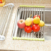 High quality Sink Rack Roll Stainless Steel Folding Drain Rack